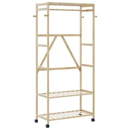 wieszak-na-ubrania-z-polkami-i-kolkami-90x40x1795-cm