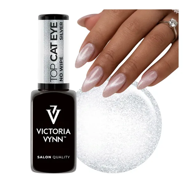 Victoria Vynn Profesjonalny Top Hybrydowy Z Efektem Cat Eye No Wipe 8ml