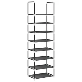 stojak-na-buty-8-poziomowy-czarny-44x28x145-cm