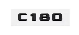 emblemat-logo-znaczek-napis-c180-czarny-polysk-mercedes