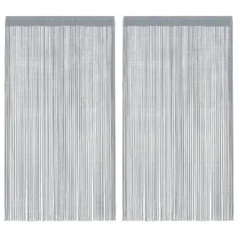 zaslony-sznurkowe-2-szt-jasnoszary-140x250-cm