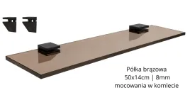 polka-szklana-brazowa-or-przydymiana-8mm-50x14cm-czarne-uchwyty