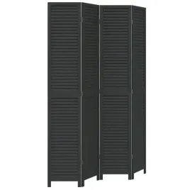 parawan-pokojowy-4-panelowy-czarny-lite-drewno