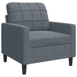 fotel-ciemnoszary-60-cm-obity-aksamitem