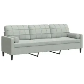3-osobowa-sofa-z-poduszkami-jasnoszara-210-cm-aksamitna