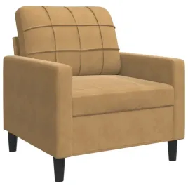 fotel-brazowy-60-cm-obity-aksamitem