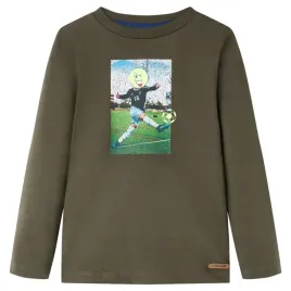 koszulka-dziecieca-z-dlugimi-rekawami-khaki-104