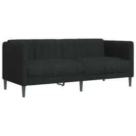 sofa-2-osobowa-czarna-tapicerowana-tkanina