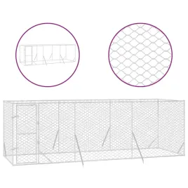 kojec-zewnetrzny-dla-psa-6x2x2-m-stal-galwanizowana