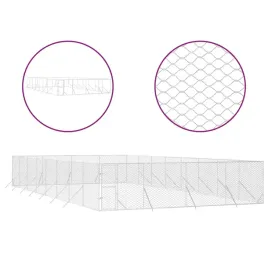 kojec-zewnetrzny-dla-psa-srebrny-8x16x2-m-stal-galwanizowana