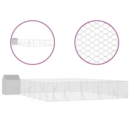 kojec-dla-psa-z-dachem-srebrny-12x12x25-m-stal-galwanizowana