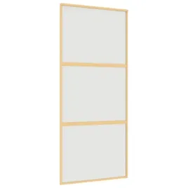 drzwi-przesuwne-zlote-90x205-cm-mrozone-szklo-esg-aluminium