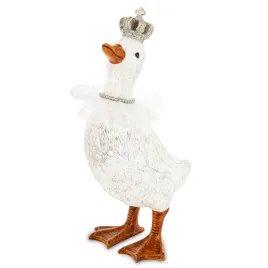 figurka-dekoracyjna-kaczka-avila-szary-29-cm