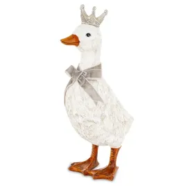 figurka-dekoracyjna-kaczka-avila-szary-29-cm