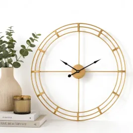 zegar-scienny-zloty-60cm-nowoczesny-styl-metalowy-duzy