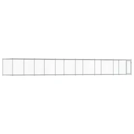 klatka-dla-psa-z-drzwiami-szara-12x2x15-m-stal