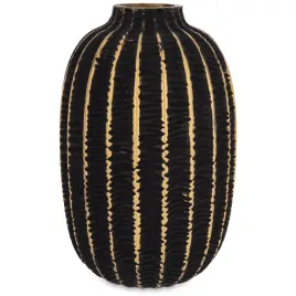 wazon-szklany-burano-czarny-zloty-23x15x15