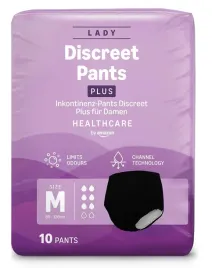 amazon-discreet-pants-pieluchomajtki-na-nietrzymanie-moczu-m-80-120-10-szt