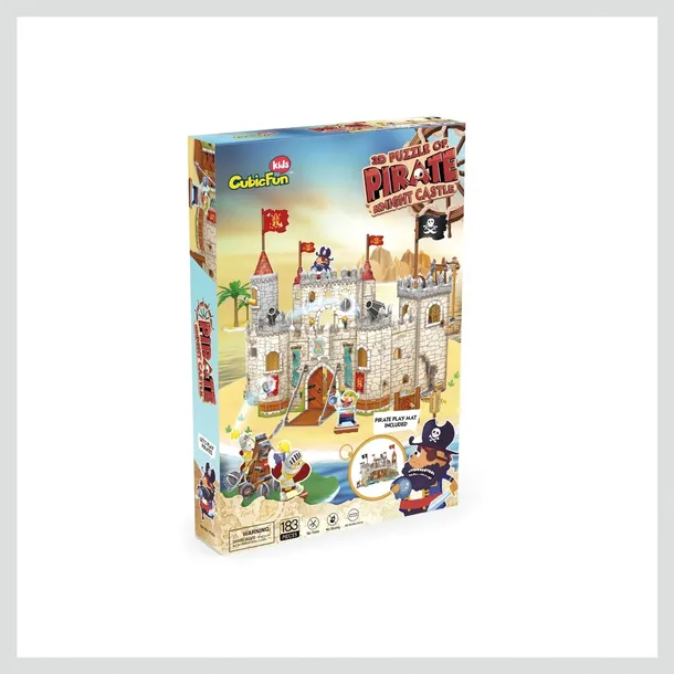 puzzle-3d-zamek-piratow-material-karton