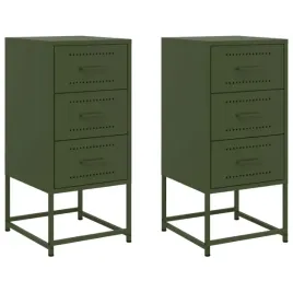 szafki-nocne-2-szt-oliwkowa-zielen-36x39x78-cm-stal
