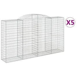 kosze-gabionowe-z-lukiem-5-szt-300x50x160-180-cm-zelazo