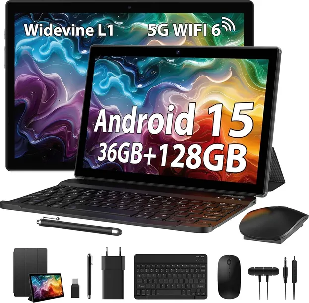 TABLET MAXLEGEN 10.1 Octa-core 128GB 8-Rdzeni RAM 36GB ANDROID 15 + ETUI