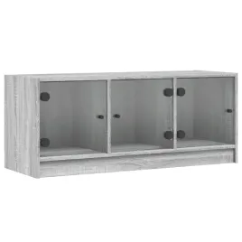 szafka-tv-ze-szklanymi-drzwiami-szary-dab-sonoma-102x37x42-cm