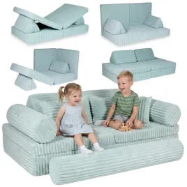 sofa-do-zabawy-montessori-premium-wafel-jasna-mieta