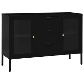 komoda-czarna-105x35x70-cm-stal-i-szklo-hartow