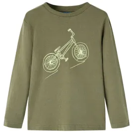 koszulka-dziecieca-z-dlugimi-rekawami-khaki-1