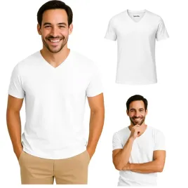 koszulka-meska-v-neck-biala-bawelna-turecka-t-shirt-captain-mike-m