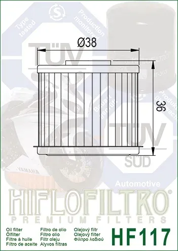 filtr-oleju-hiflo-hf117-numer-katalogowy-czesci-hf117