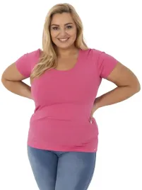 gladki-klasyczny-t-shirt-damski-dopasowany-plus-size