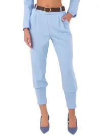 spodnie-dresowe-damskie-bryczesy-eleganckie-z-paskiem