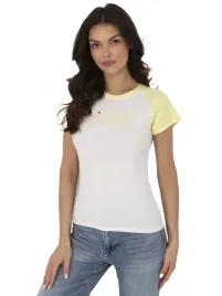 t-shirt-damski-bawelniany-z-kontrastowymi-rekawami-prazkowany