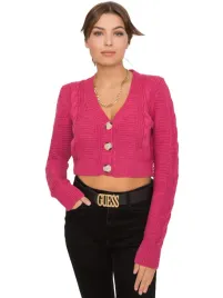 sweter-damski-krotki-letni-rozpinany-z-dekoltem-w-serek