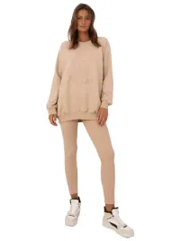legginsy-w-prazek-bluza-damska-komplet-dresowy