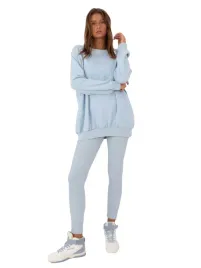 legginsy-w-prazek-bluza-damska-komplet-dresowy