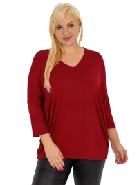 bluzka-damska-codzienna-dekolt-w-serek-plus-size