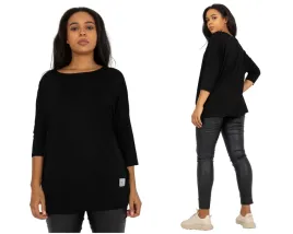 bluzka-damska-casualowa-gladka-wygodna-luzna-plus-size