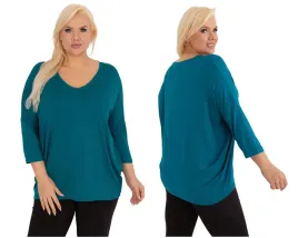bluzka-damska-codzienna-dekolt-w-serek-plus-size