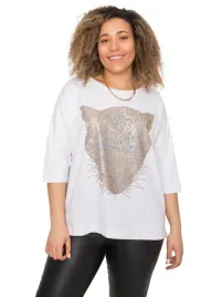 bluzka-damska-plus-size-ze-zwierzeca-aplikacja-bawelniana-z-rekawem-3-4