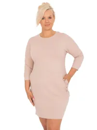 sukienka-damska-plus-size-dresowa-gladka-bawelniana-z-kieszeniami