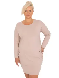 sukienka-damska-plus-size-gladka-dresowa-midi-z-kieszeniami