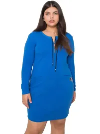 sukienka-damska-plus-size-dresowa-bawelniana-z-troczkami-i-suwakiem