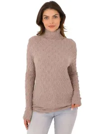 sweter-golf-damski-dopasowany-w-azurowy-wzor