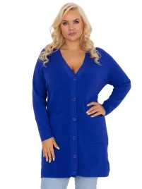 gladki-dlugi-rozpinany-sweter-plus-size-kobiecy-z-kieszeniami