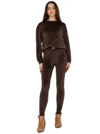 bluza-damska-legginsy-getry-komplet-welurowy