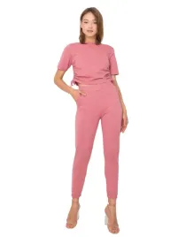 komplet-damski-bluza-i-spodnie-bawelniany-gladki-na-lato