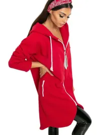 bluza-damska-basic-dluga-rozpinana-z-kapturem-ocieplana